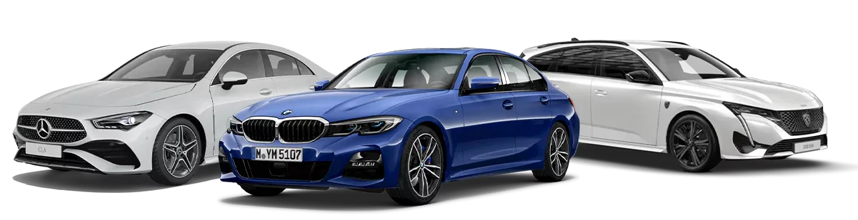 carros usados diesel: peugeot 308, bmw serie 3, mercedes cla