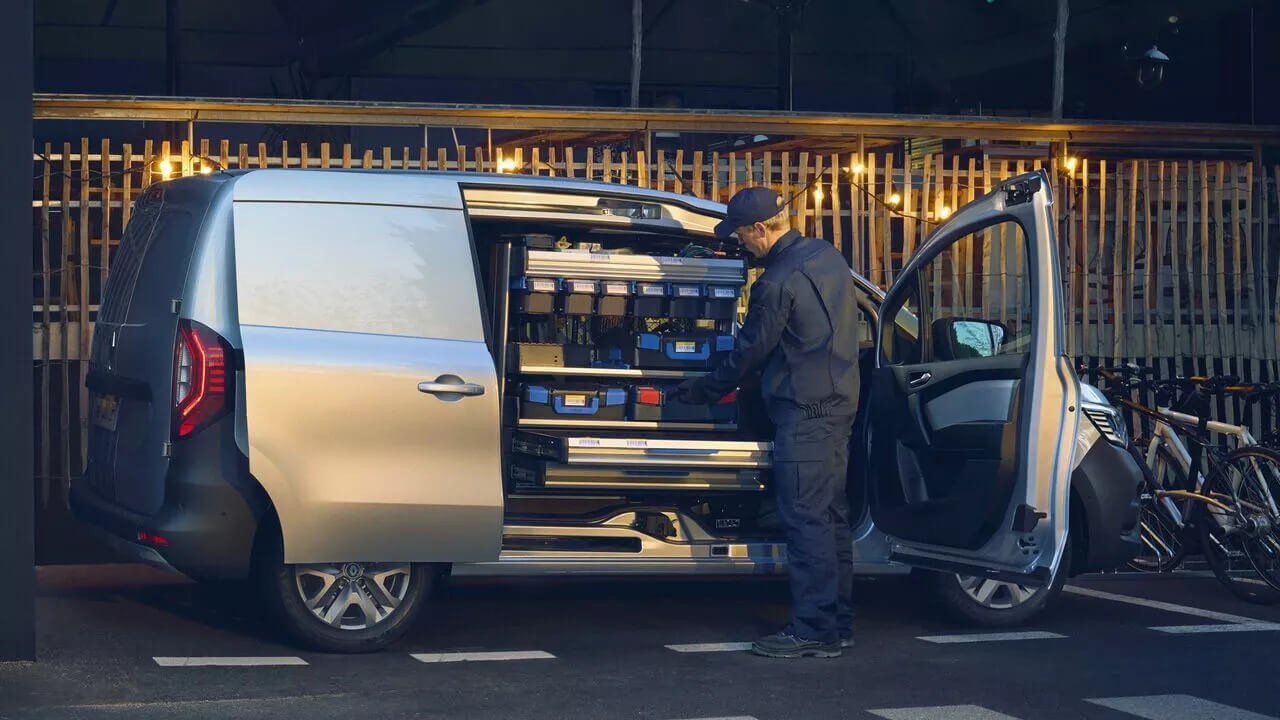 Carga lateral Renault carrinha comercial