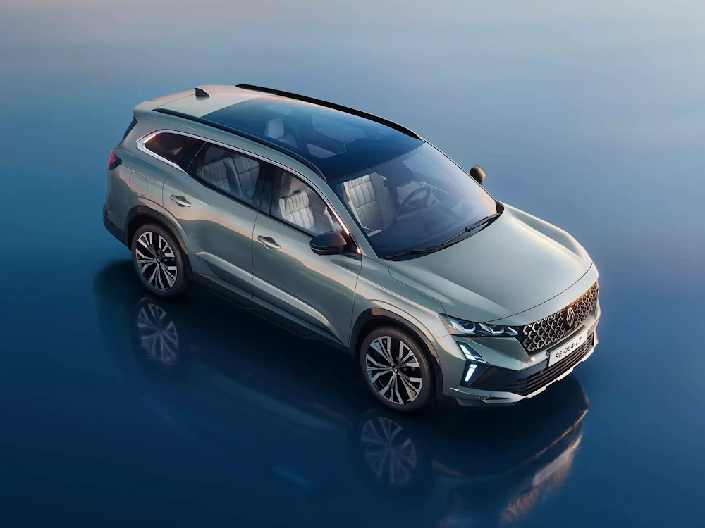 novo-espace-2025 vista superior do novo Renault Espace 2025 de 7 lugares