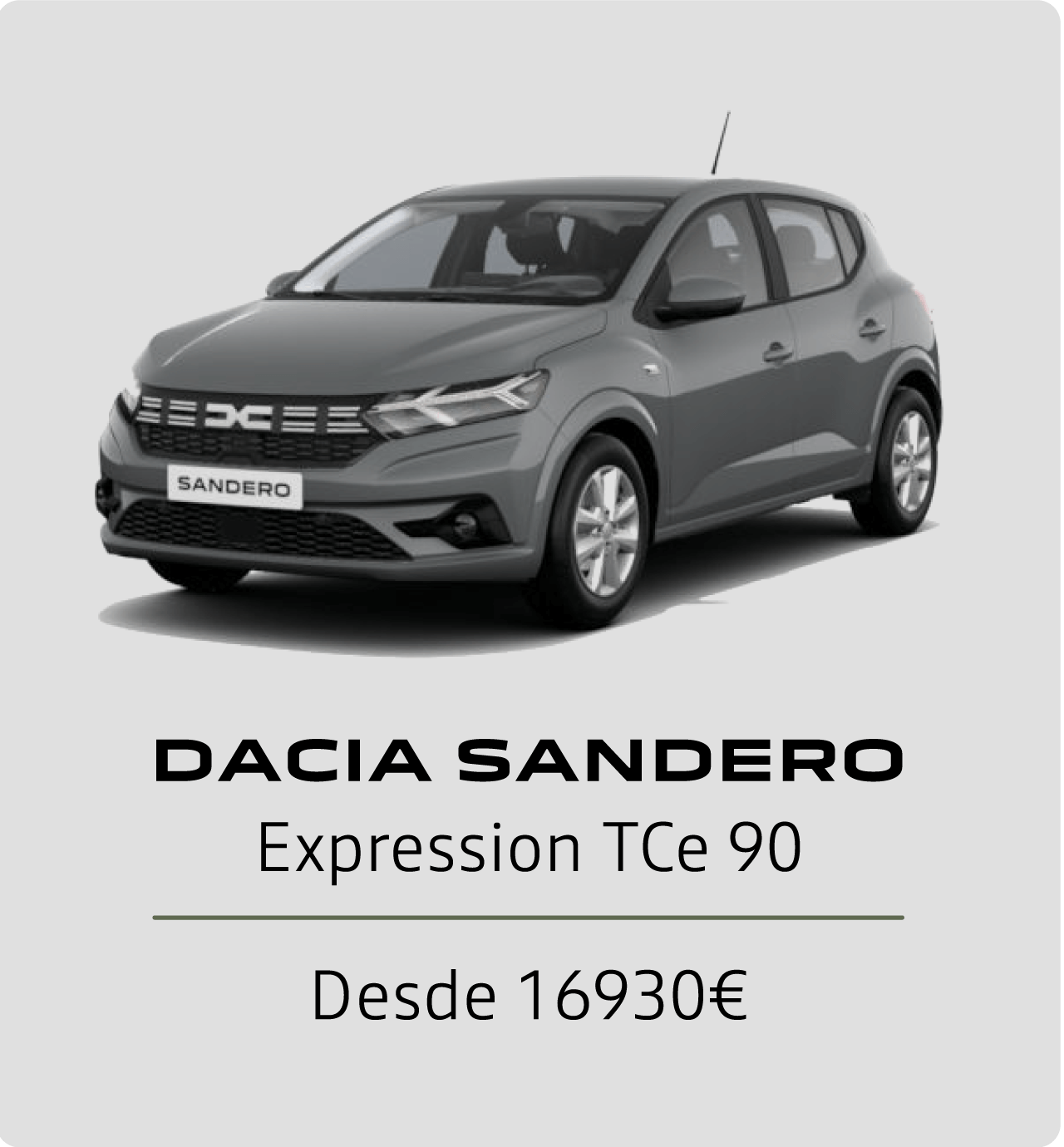 Dacia Sandero Expression TCe 90 desde 16930€