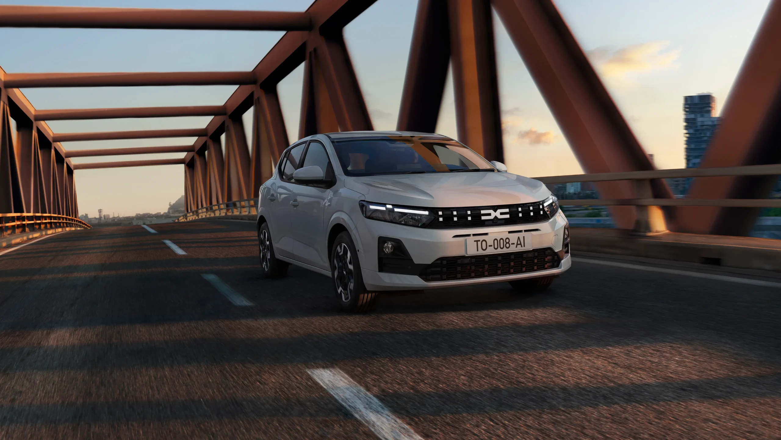 Dacia Sandero facelift visto de frente