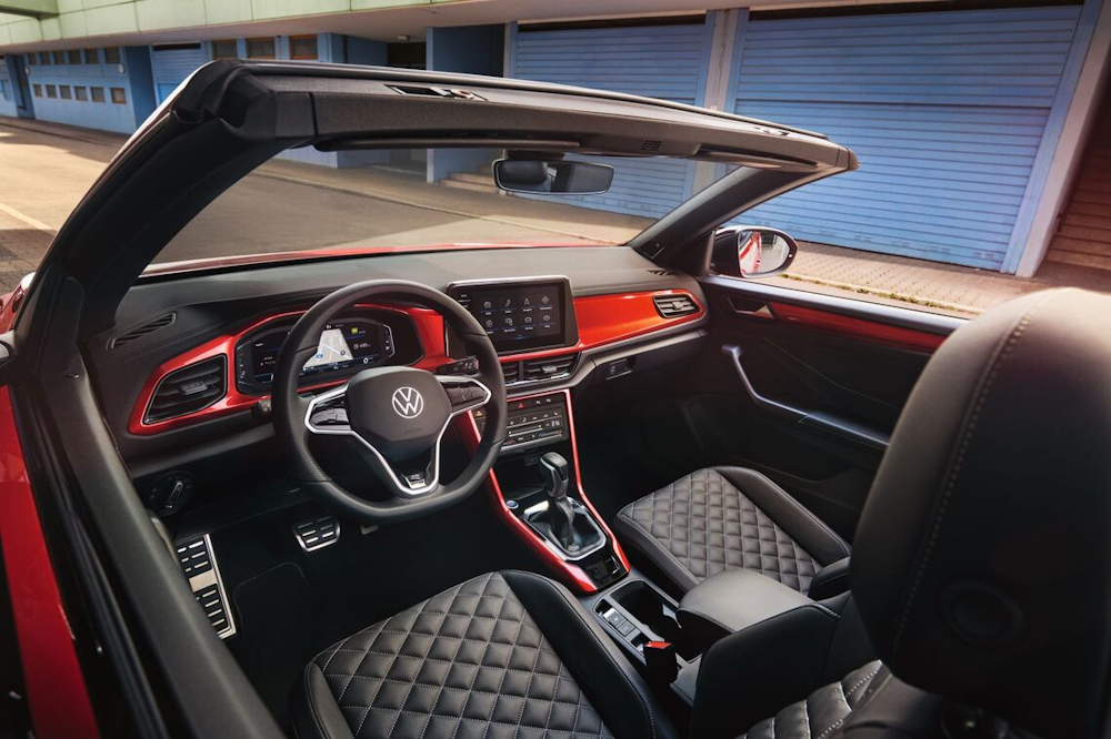 interior volkswagen t-roc cabrio