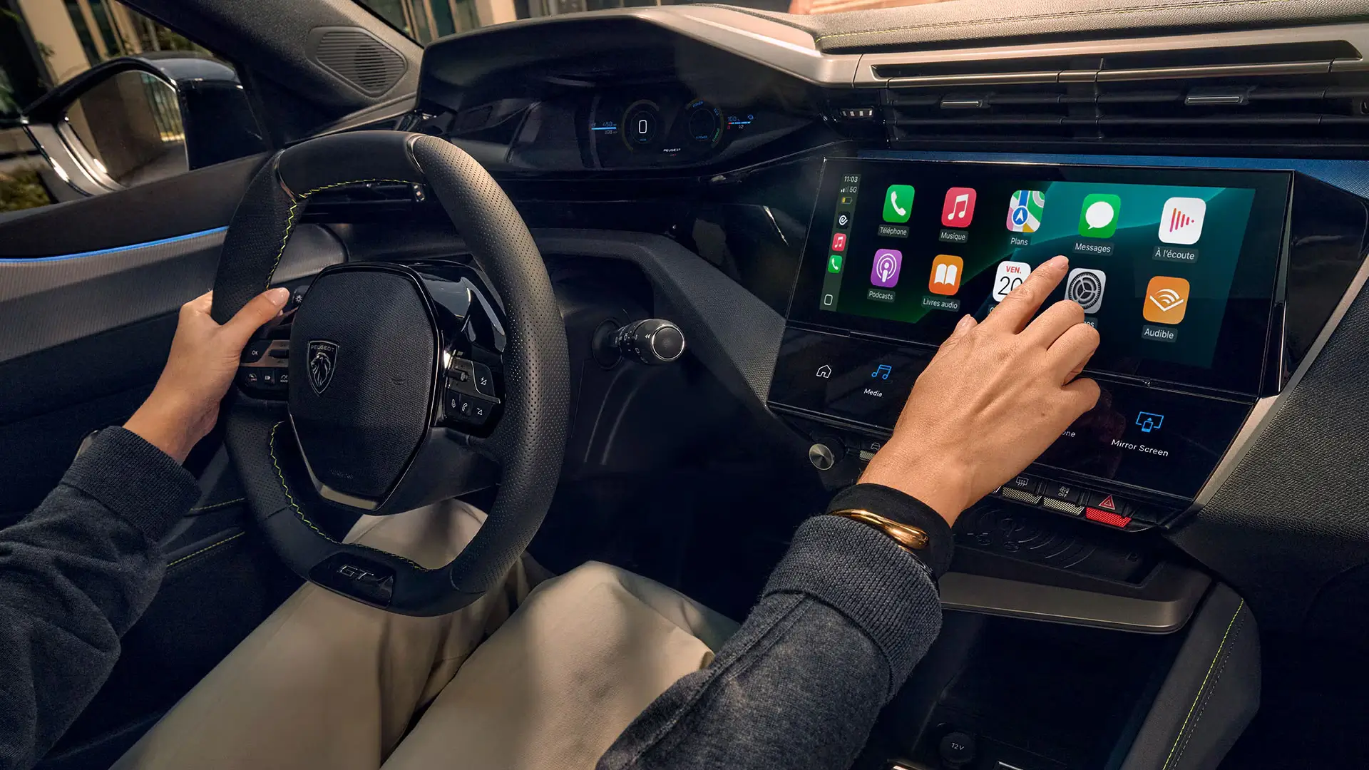 Interior do Novo Peugeot 308 2025