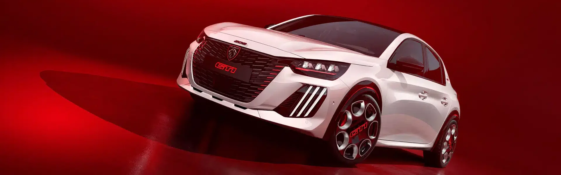 Peugeot E-208 GTi em branco