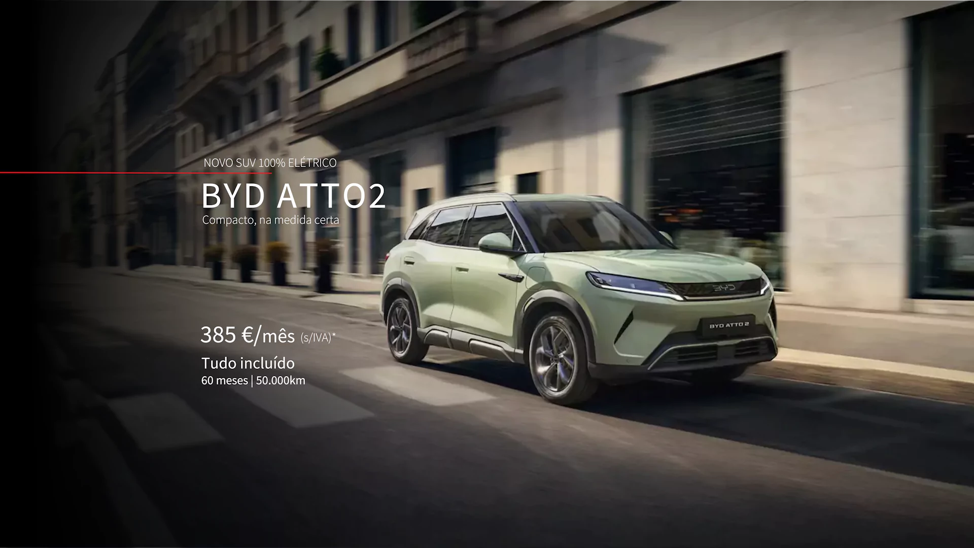 byd atto 2 desde 385 € por mês