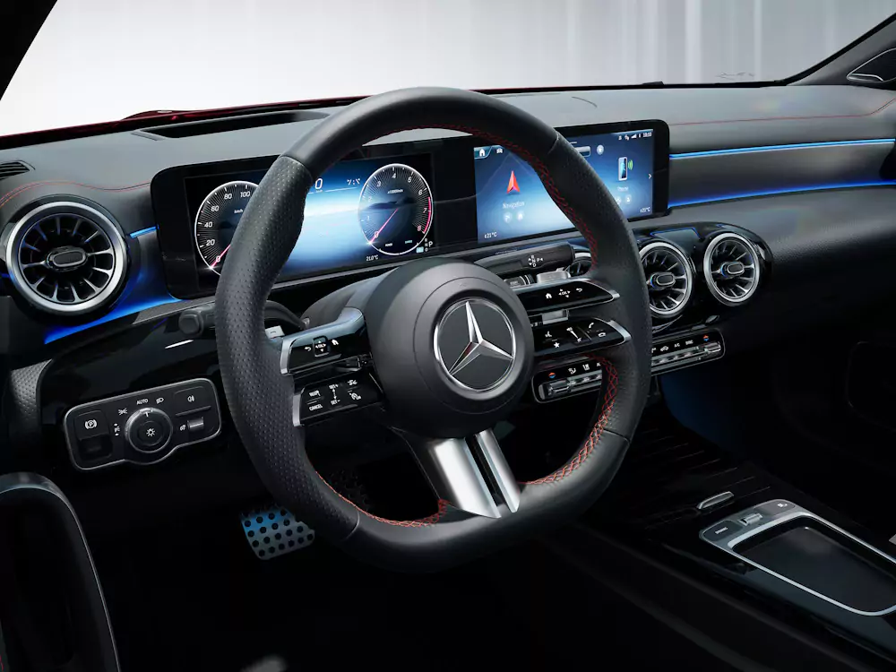 painel digital Mercedes CLA