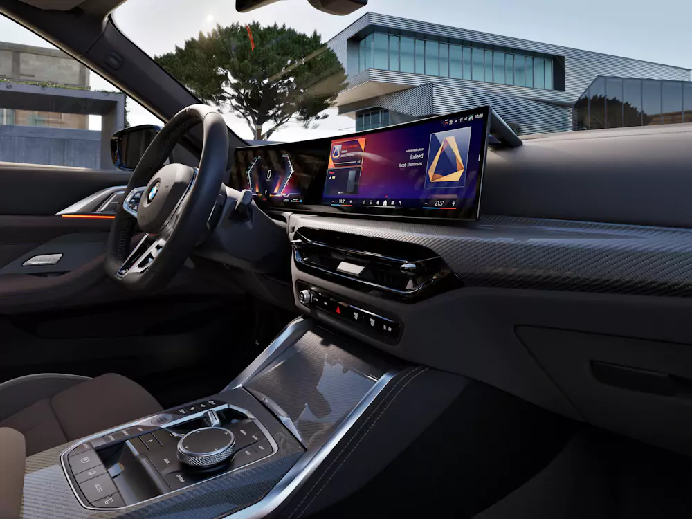 interior-serie-4-cabrio BMW Curved Display