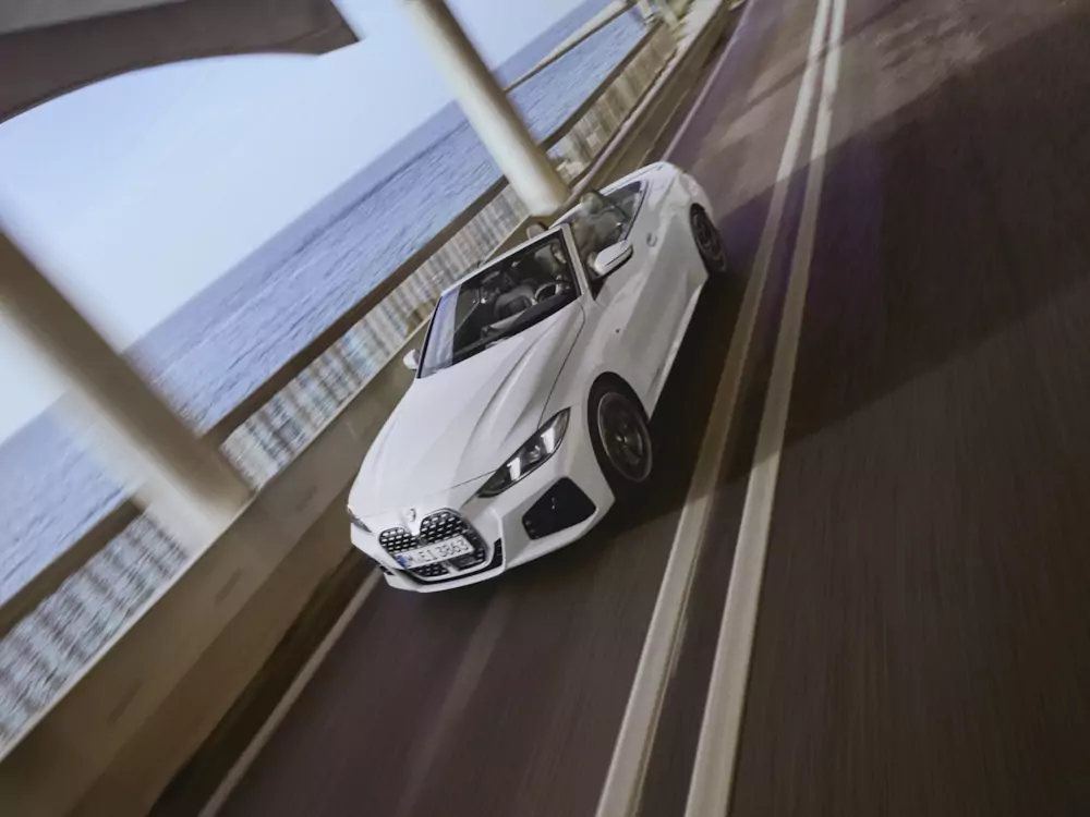 serie-4-convertivel BMW série 4 convertível na estrada
