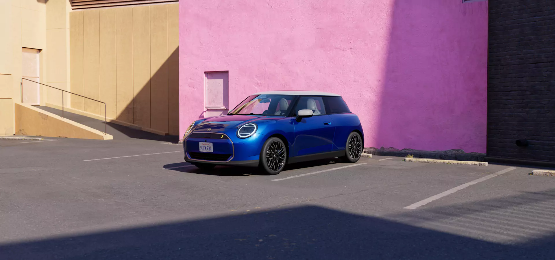 MINI Cooper elétrico 2025 em azul
