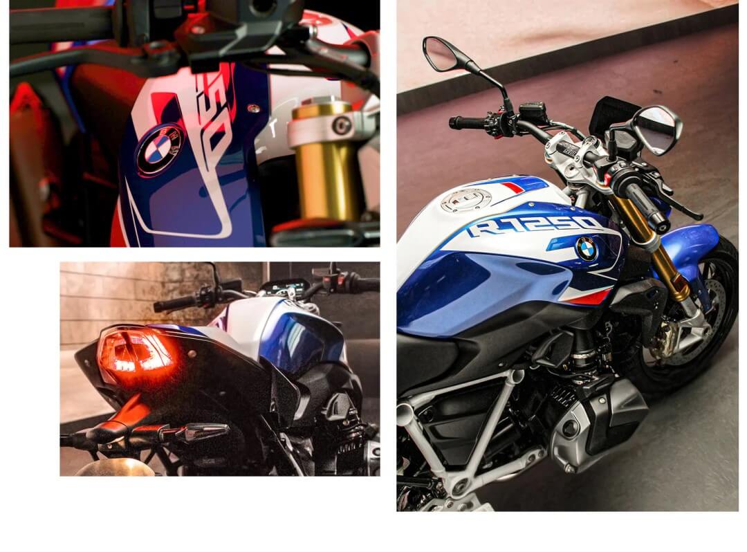 diferentes perspetivas da BMW R 1250 R