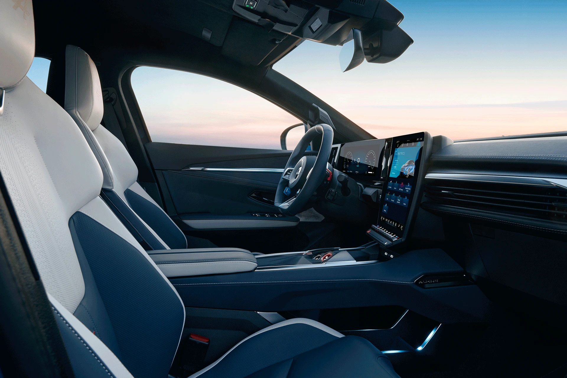 Alpine A390 GTS interior