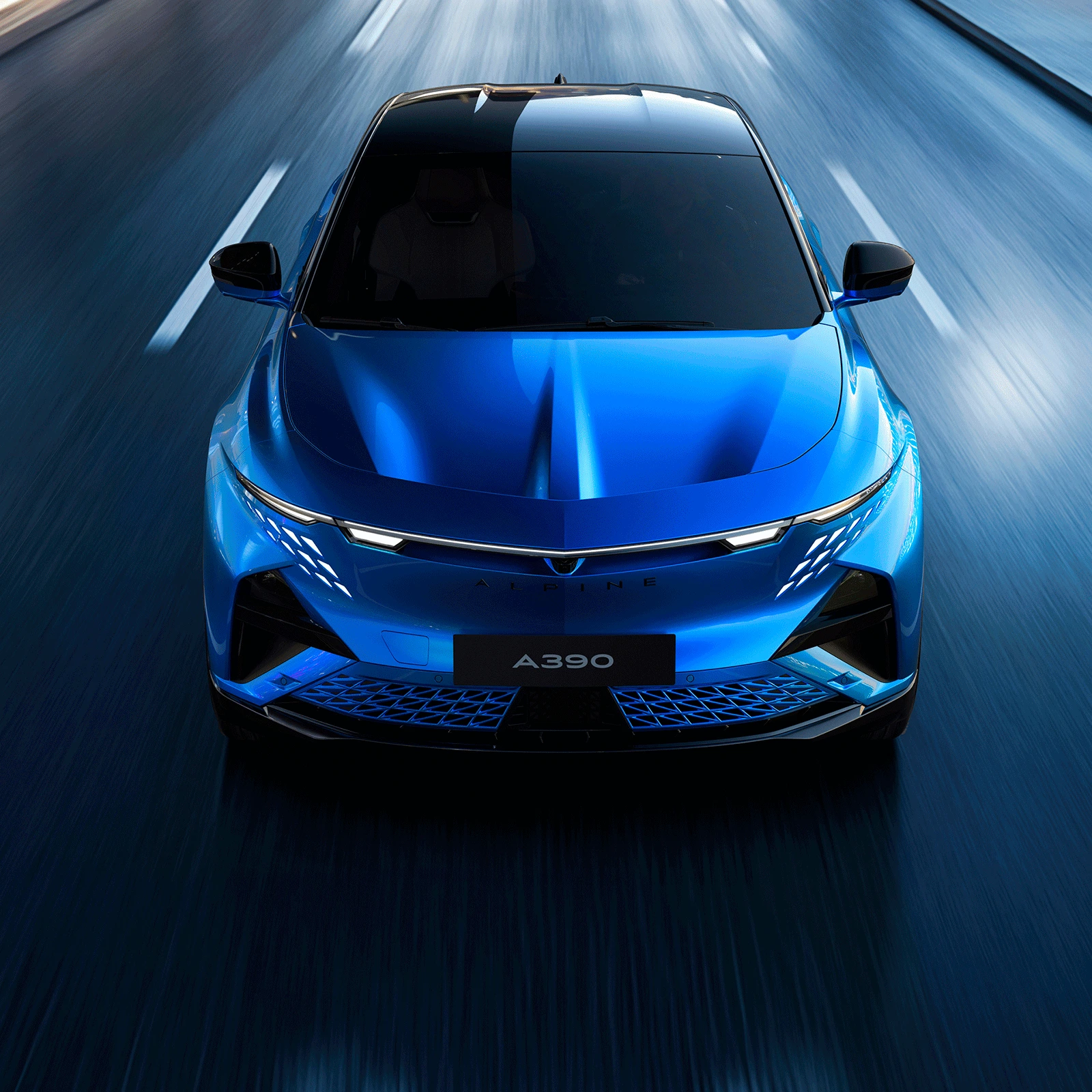 Alpine A390 GTS azul de Frente